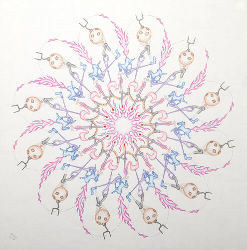 The Center of the Gravity par Kevin Varner, Œuvre sur papier en vente sur Singulart