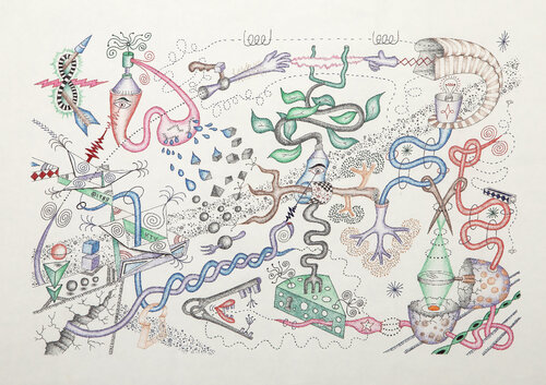 Brand X Toxic Waste on Easter Island von Kevin Varner, Werk auf Papier kaufen auf Singulart