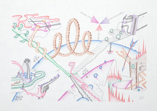 The Inverse-Parallel Cornucopia-Arachibutyrophobia Syndrome par Kevin Varner, Œuvre sur papier en vente sur Singulart