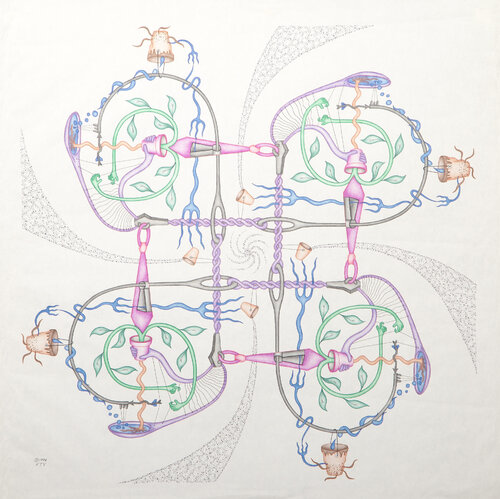 Harmonic Convergence von Kevin Varner, Werk auf Papier kaufen auf Singulart