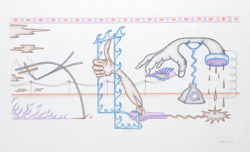 Magic Mud Monolith Ceremony von Kevin Varner, Werk auf Papier kaufen auf Singulart