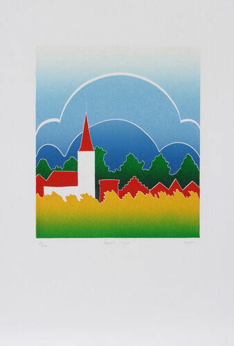 Danish Village van Thom de Jong, Afdruk te koop op Singulart