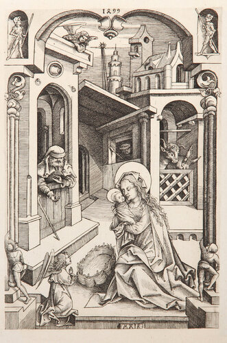La Nativite by Mair von Landshut, Print for Sale on Singulart