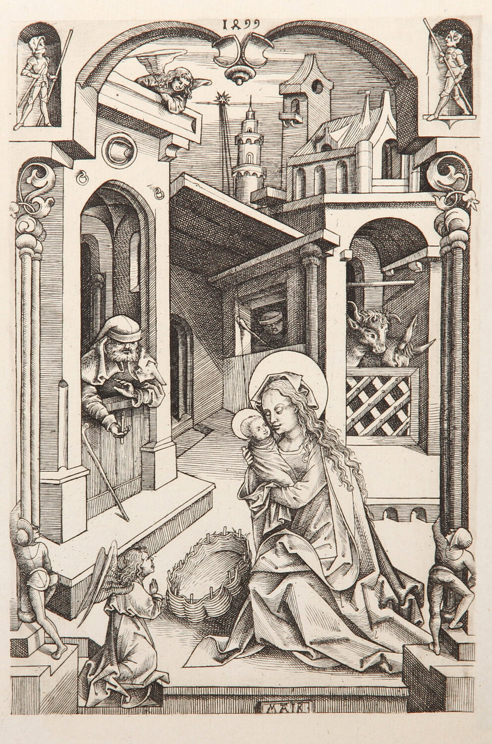 La Nativite Mair von Landshut Druck zu verkaufen