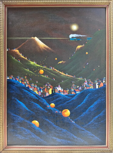 Untitled (Night) de Gonzalo Endara Crow, Pintura a la venta en Singulart