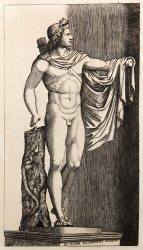 Appolon van Marcantonio Raimondi, Afdruk te koop op Singulart