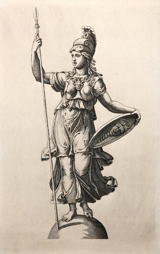 Pallas by Marcantonio Raimondi, Print for Sale on Singulart