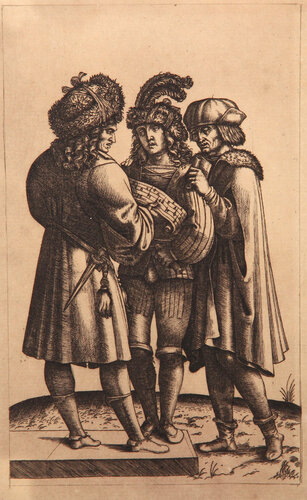 Les Chanteurs di Marcantonio Raimondi, Stampa in vendita su Singulart