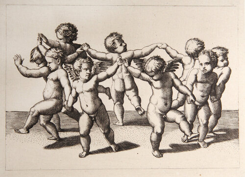 La danse d'amours van Marcantonio Raimondi, Afdruk te koop op Singulart