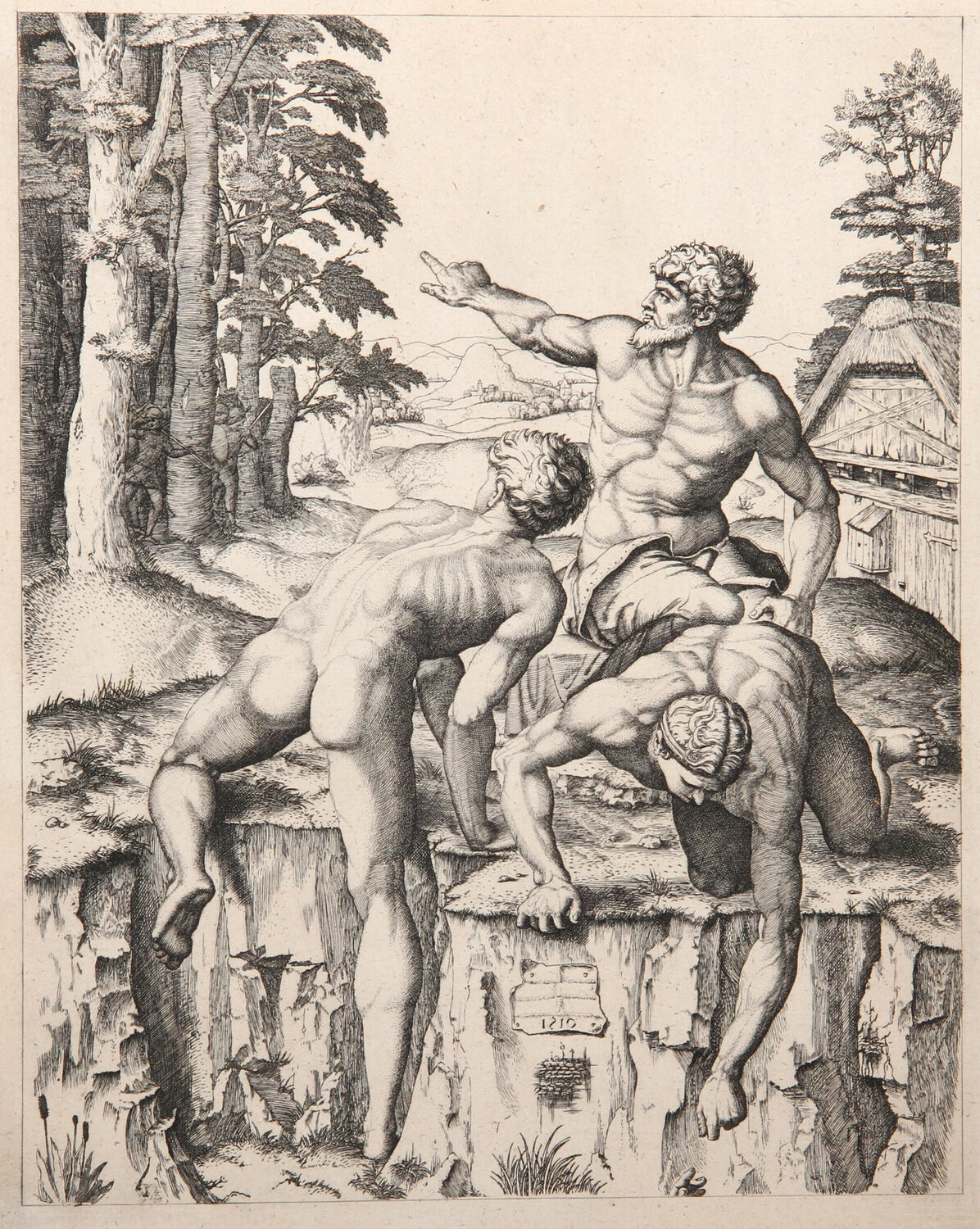 Les Grimpeurs Marcantonio Raimondi