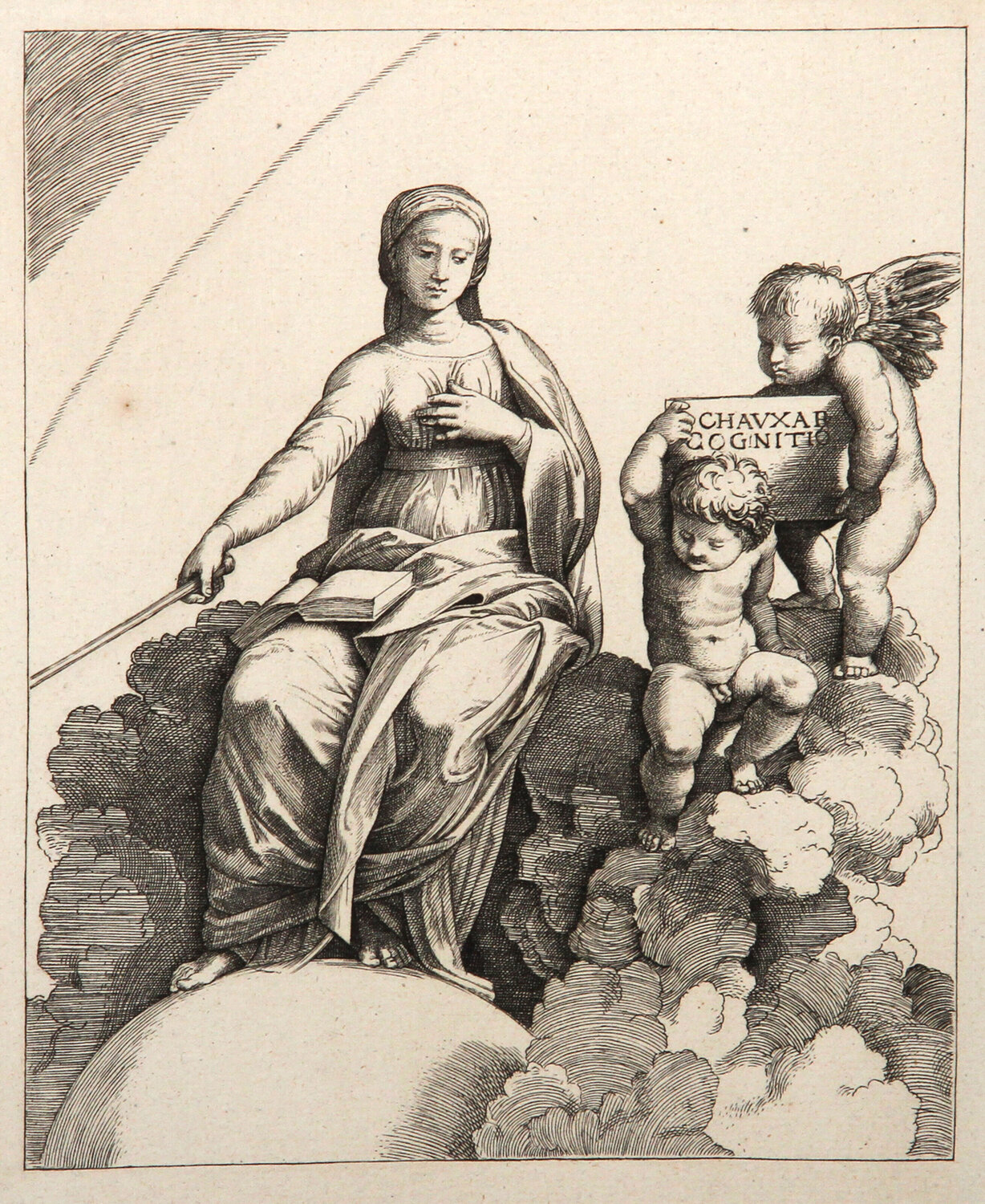 La philosophie, d'apres Raphael Marcantonio Raimondi