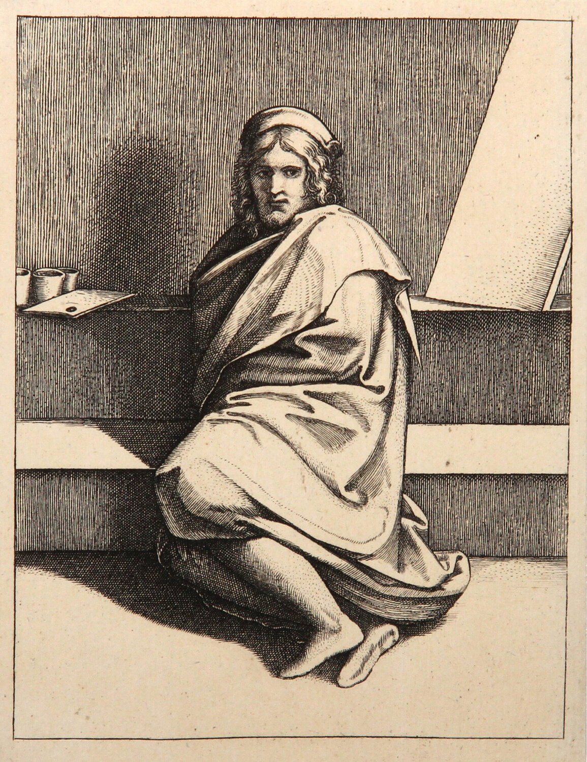 Portrait de Raphael Marcantonio Raimondi