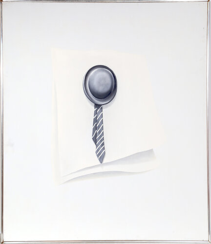 Memories VI (Hat and Tie) di Liana Vassalou, Pittura in vendita su Singulart