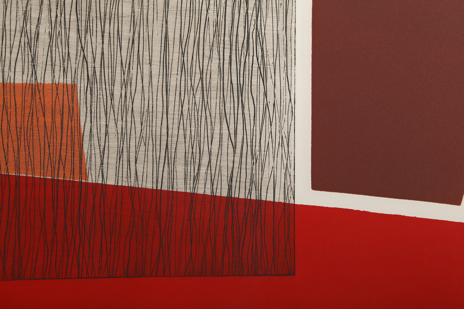 Red Composition Jacqueline De Butler