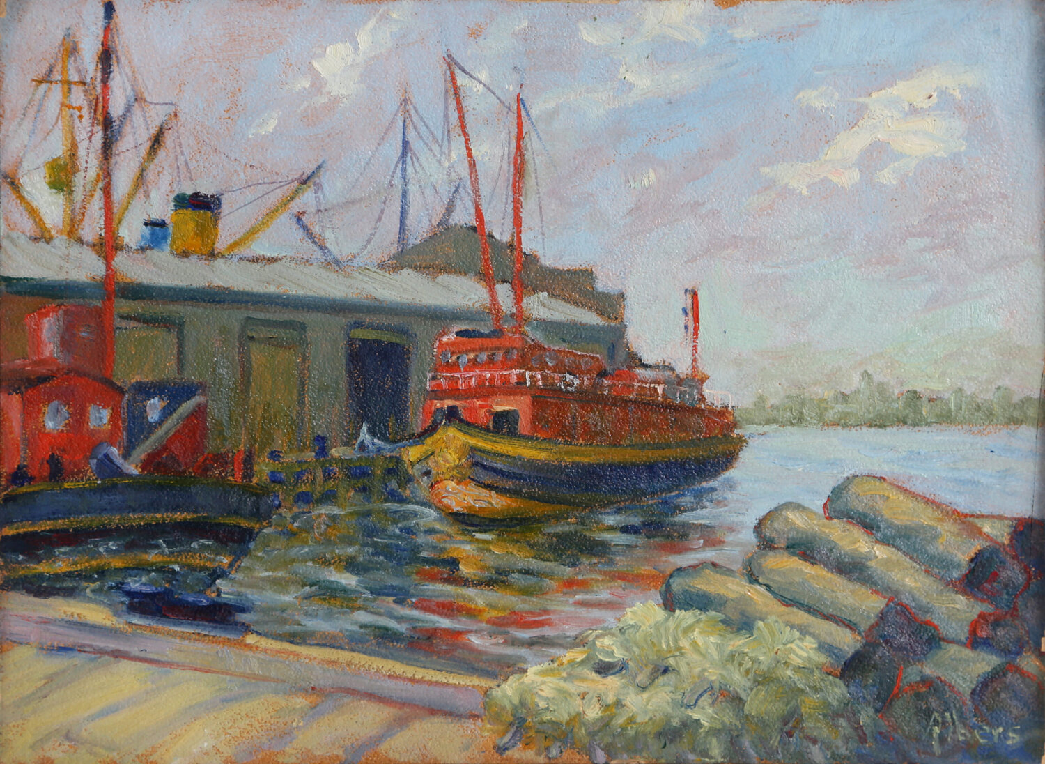 The Wildwood Margaretha Albers Originalgemälde zu verkaufen