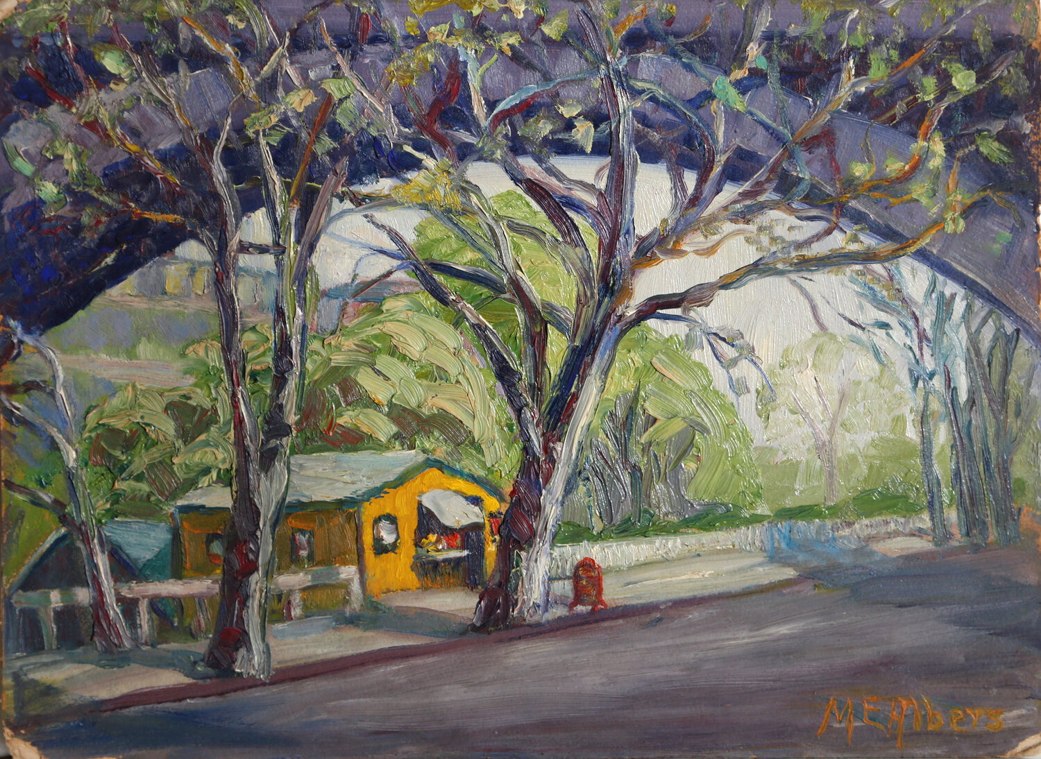 Country Road Margaretha Albers Originalgemälde zu verkaufen