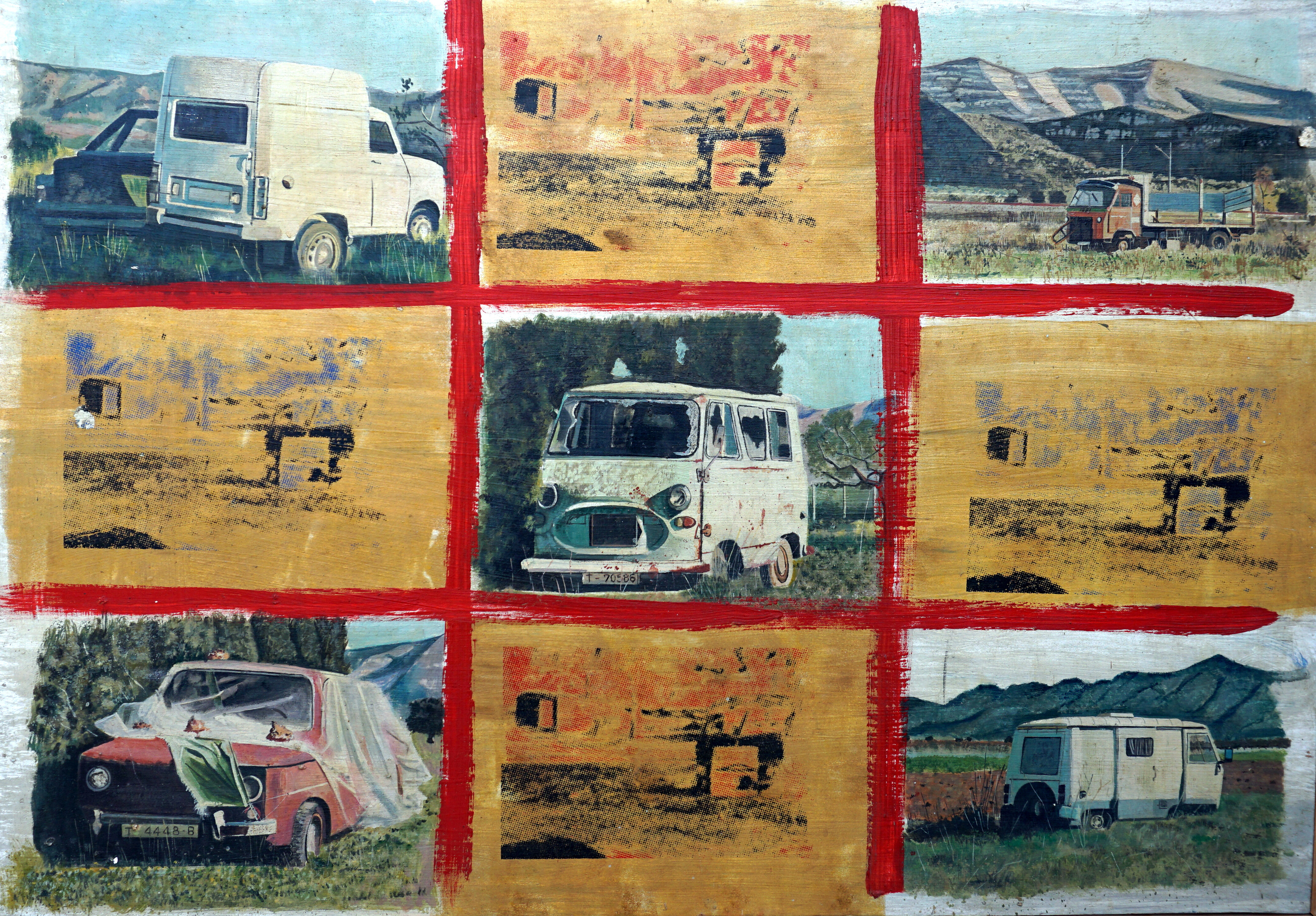 Sujet Fourgonnettes Peintures