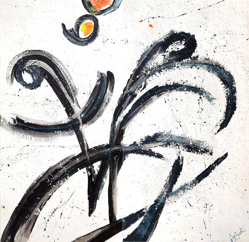 Dyptichon Blue Line di Elmar Hund artjust, Pittura in vendita su Singulart