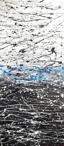 stroke on lines de Elmar Hund artjust, Pintura a la venta en Singulart