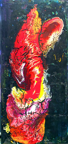 Broken Lava di Elmar Hund artjust, Pittura in vendita su Singulart