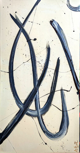 Silver line III de Elmar Hund artjust, Pintura a la venta en Singulart