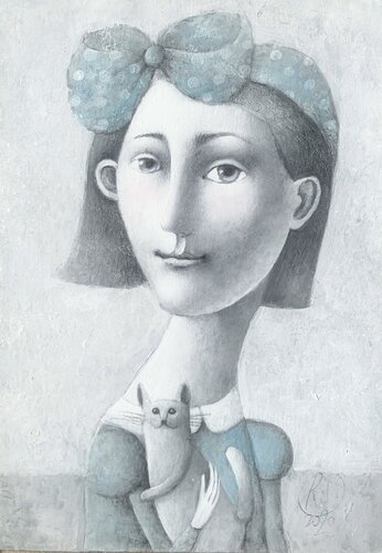 Don't Be Afraid, I'm wWth You van Svetlana Rumak, Schilderij te koop op Singulart