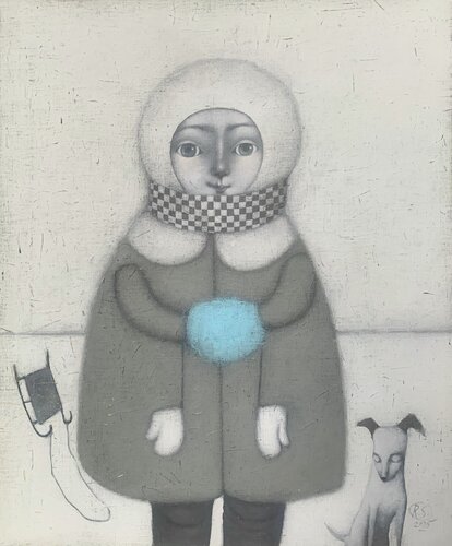 New Snow van Svetlana Rumak, Schilderij te koop op Singulart
