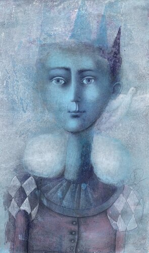 The Little King van Svetlana Rumak, Schilderij te koop op Singulart