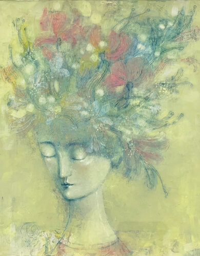 Flora's Meditation von Svetlana Rumak, Malerei kaufen auf Singulart