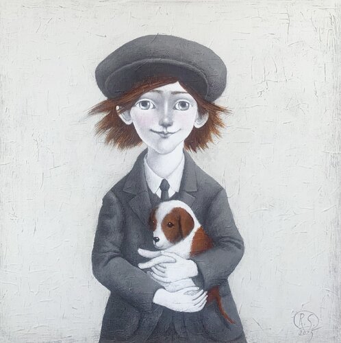 The Big Cap van Svetlana Rumak, Schilderij te koop op Singulart