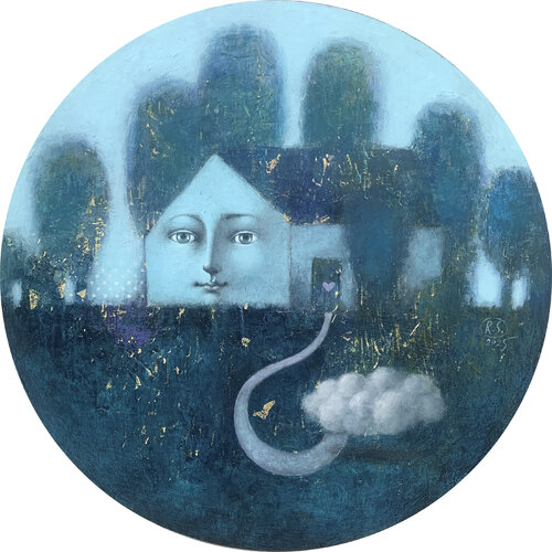 Path to the Cloud par Svetlana Rumak, Peinture en vente sur Singulart