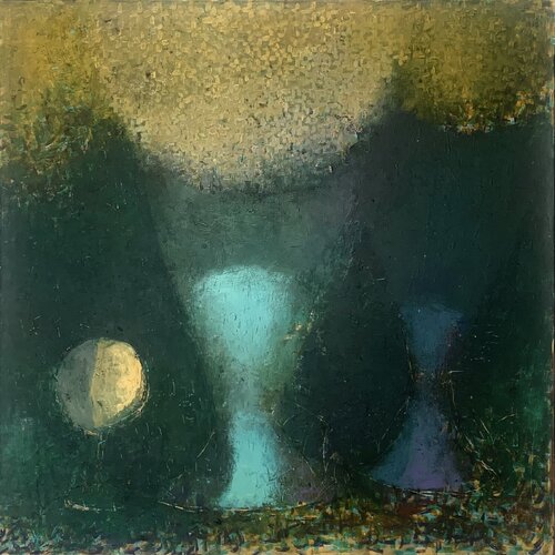 Flowers and a Mirror di Svetlana Rumak, Pittura in vendita su Singulart