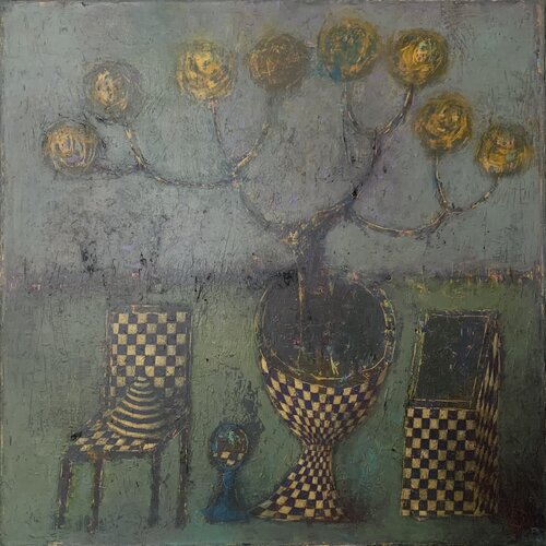 Still Life with a Mirror von Svetlana Rumak, Malerei kaufen auf Singulart