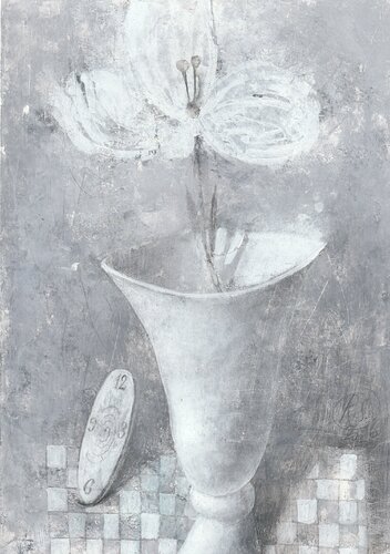Flower and Time de Svetlana Rumak, Pintura a la venta en Singulart