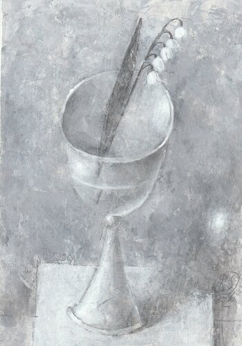 Lily of the Valley and a Fleck of Sunlight par Svetlana Rumak, Peinture en vente sur Singulart