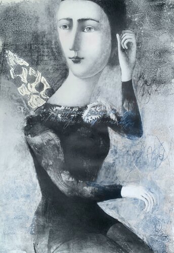 Language Of Absurd Gestures by Svetlana Rumak, Painting for Sale on Singulart