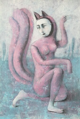 Dance of the Kitsune by Svetlana Rumak, Painting for Sale on Singulart