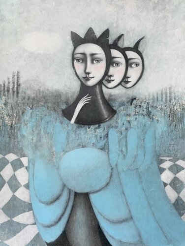The Queen’s Move von Svetlana Rumak, Malerei kaufen auf Singulart