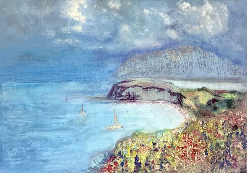 Before the rain di Ivanka Nansik, Pittura in vendita su Singulart