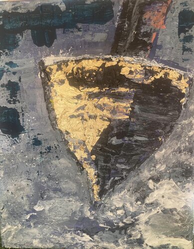 Boat. van Agnieszka Kozinska, Schilderij te koop op Singulart