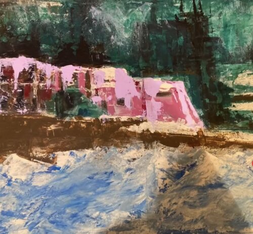 Baleary van Agnieszka Kozinska, Schilderij te koop op Singulart