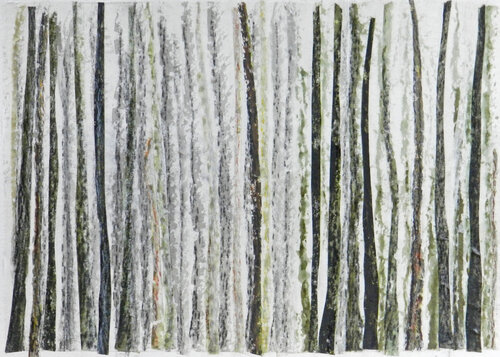 Forêt - Composition 3 di Alfredo YACHE, Opera su carta in vendita su Singulart