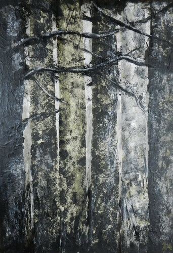 White Forest di Alfredo YACHE, Pittura in vendita su Singulart
