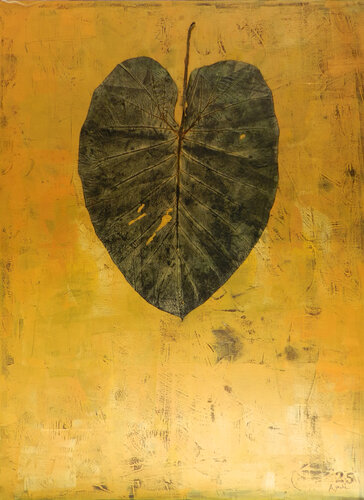 Alocasia Gold de Alfredo YACHE, Pintura a la venta en Singulart