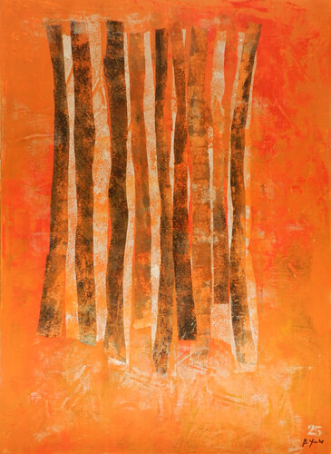 Ghost Forest par Alfredo YACHE, Peinture en vente sur Singulart