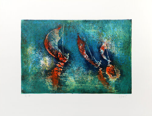 River Scene 2 von Lê Bá Đảng, Druck kaufen auf Singulart