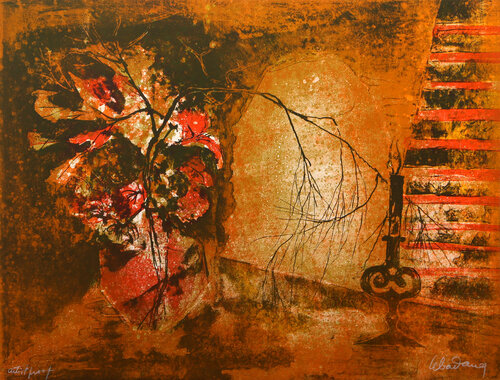 Still Life in Orange von Lê Bá Đảng, Druck kaufen auf Singulart