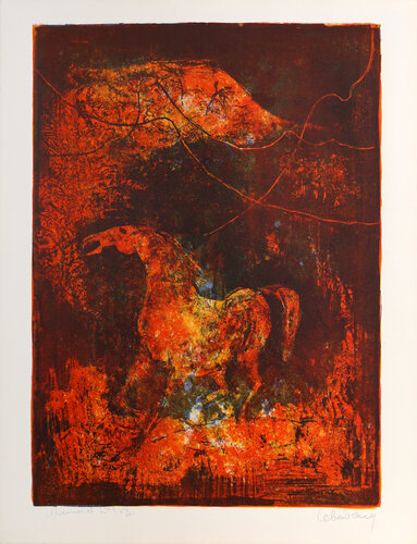 Burning Stallion by Lê Bá Đảng, Print for Sale on Singulart