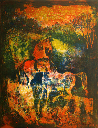 Battle Between Horses 3 by Lê Bá Đảng, Print for Sale on Singulart