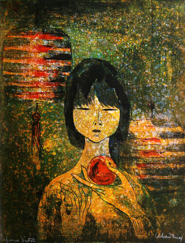 Portrait with Fruit by Lê Bá Đảng, Print for Sale on Singulart